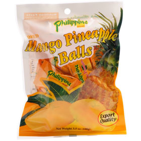 Philippine Dried Mango Pineapple Balls 100g