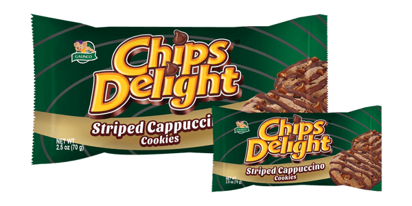 Chips Delight Striped Capuccino Cookies 70g