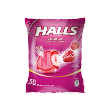 Halls Raspberry 140g